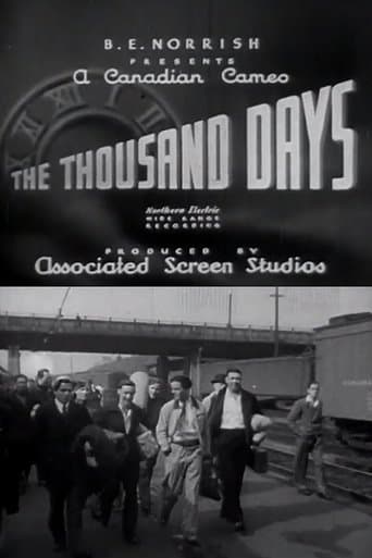 Movie poster for The Thousand Days