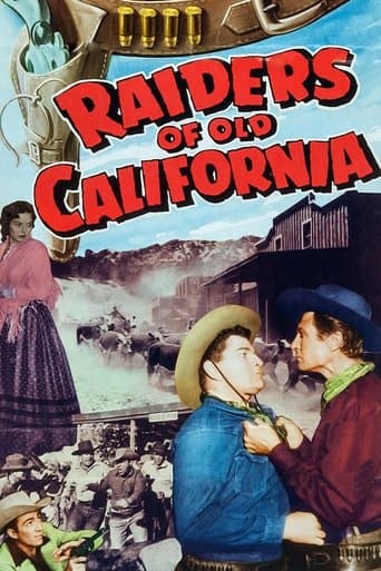 Movie poster for Raiders of Old California