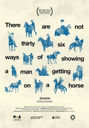 Movie poster for There Are Not Thirty-Six Ways of Showing a Man Getting on a Horse