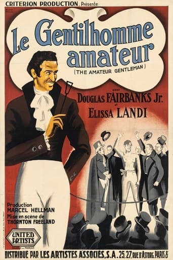 Movie poster for The Amateur Gentleman
