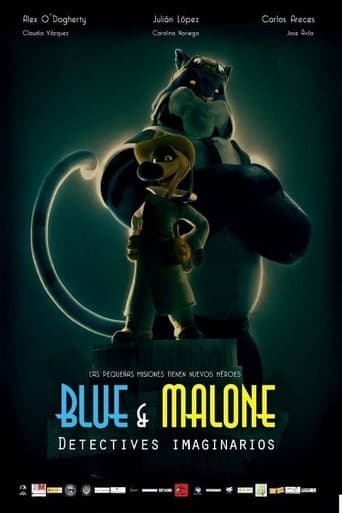 Movie poster for Blue & Malone, Imaginary Detectives
