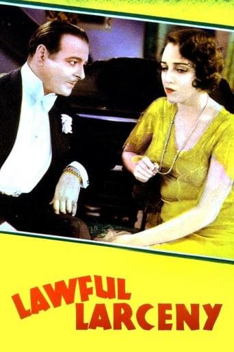 Movie poster for Lawful Larceny