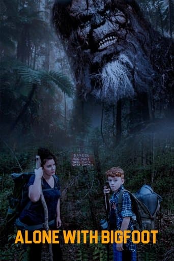 Movie poster for Alone with Bigfoot