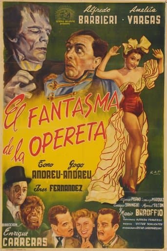Movie poster for El fantasma de la opereta