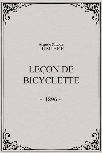 Movie poster for Leçon de bicyclette