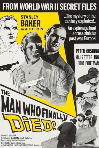 Movie poster for The Man Who Finally Died