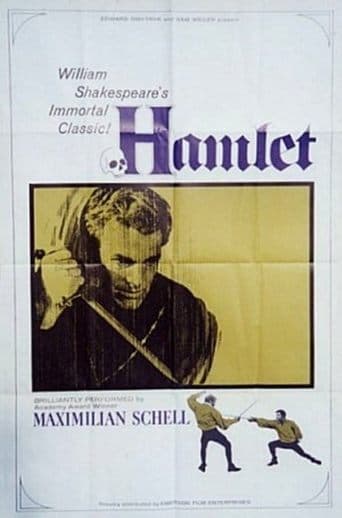 Movie poster for Hamlet, Prince of Denmark