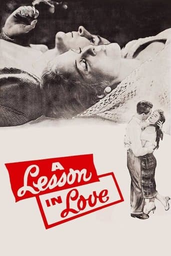 Movie poster for A Lesson in Love