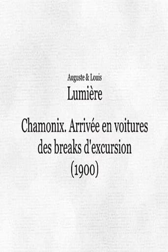 Movie poster for Chamonix: Arrivée en voitures des breaks d'excursion