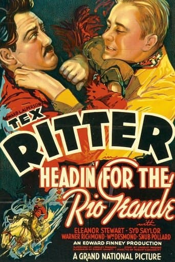 Movie poster for Headin' for the Rio Grande