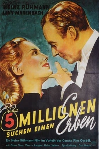 Movie poster for Five Millions Seek an Heir