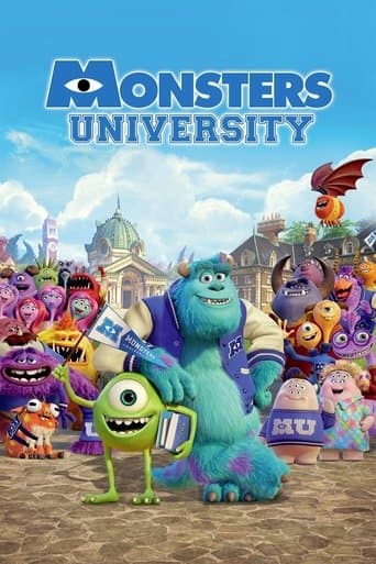 Movie poster for Monsters University