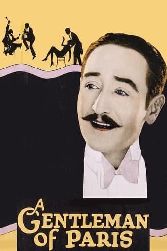 Movie poster for A Gentleman of Paris