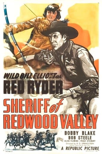 Movie poster for Sheriff of Redwood Valley