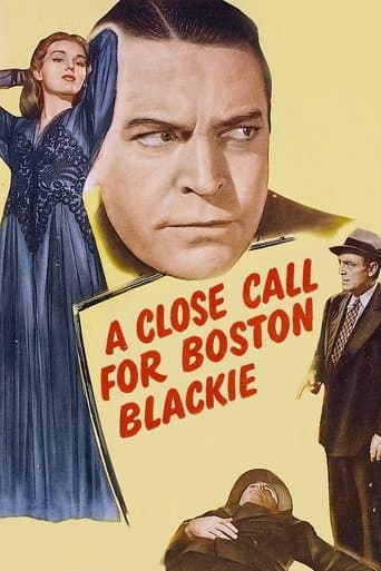 Movie poster for A Close Call for Boston Blackie