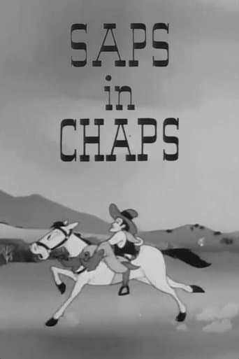 Movie poster for Saps in Chaps