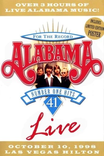 Movie poster for Alabama: 41 Number One Hits Live