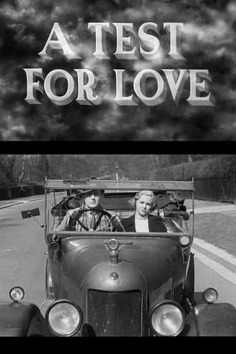 Movie poster for A Test for Love