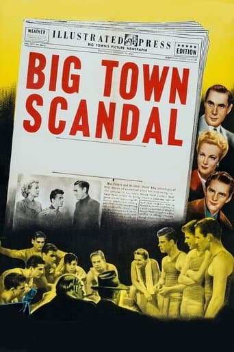 Movie poster for Big Town Scandal