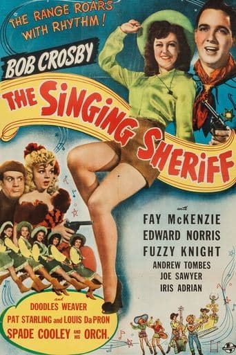 Movie poster for The Singing Sheriff