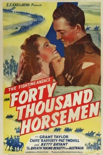 Movie poster for 40,000 Horsemen