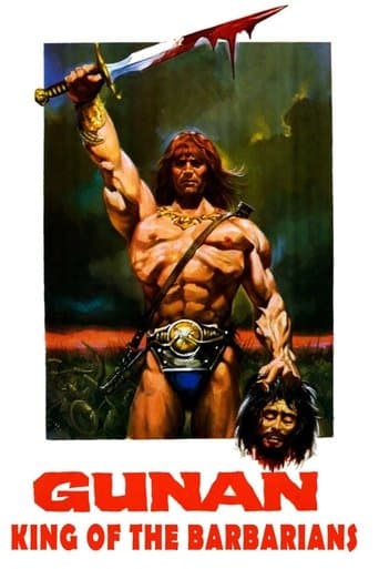 Movie poster for Gunan, King of the Barbarians