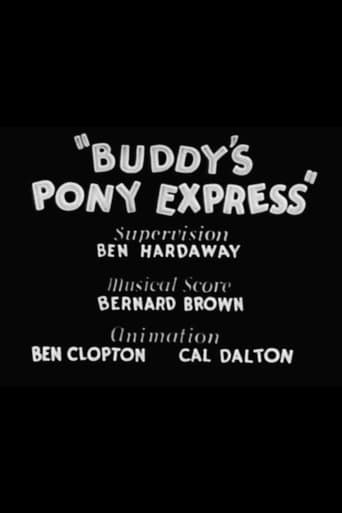 Movie poster for Buddy's Pony Express
