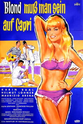 Movie poster for Blond muß man sein auf Capri