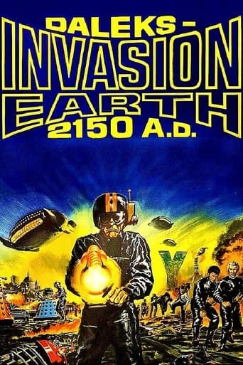 Movie poster for Daleks' Invasion Earth: 2150 A.D.