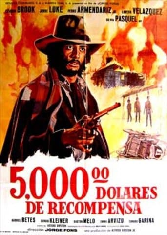 Movie poster for Cinco mil dolares de recompensa