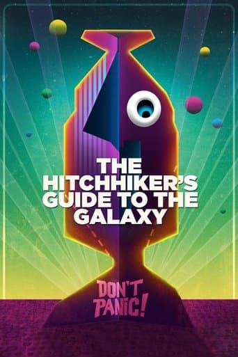 Movie poster for The Hitchhiker's Guide to the Galaxy