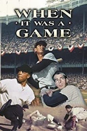 Movie poster for When It Was a Game