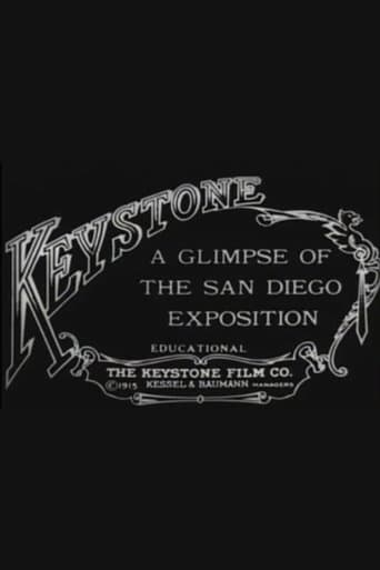 Movie poster for A Glimpse of the San Diego Exposition