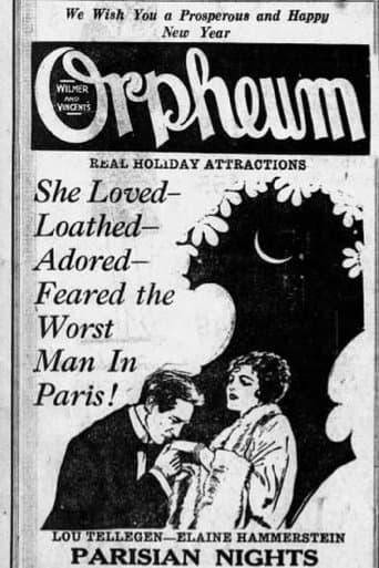 Movie poster for Parisian Nights