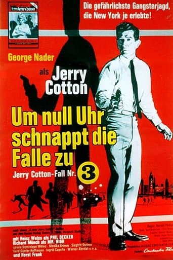 Movie poster for Jerry Cotton: The Trap Snaps Shut at Midnight