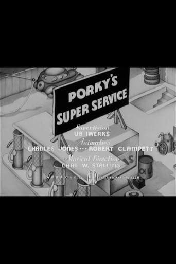 Movie poster for Porky's Super Service