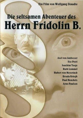 Movie poster for Die seltsamen Abenteuer des Herrn Fridolin B.