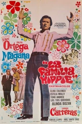 Movie poster for La familia hippie