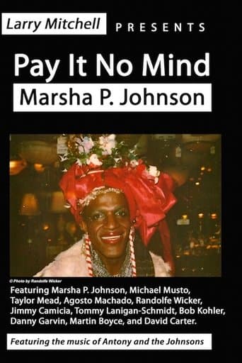 Movie poster for Pay It No Mind: Marsha P. Johnson