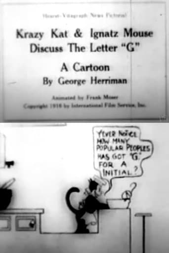 Movie poster for Krazy and Ignatz Discuss the Letter 'G'