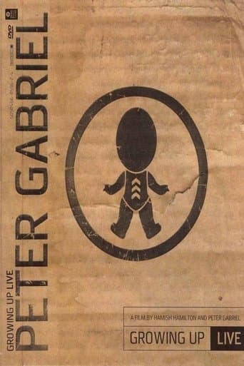 Movie poster for Peter Gabriel: Growing Up Live