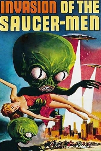 Movie poster for Invasion of the Saucer-Men