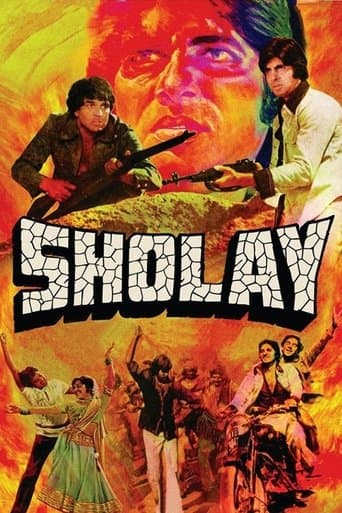 Movie poster for Sholay