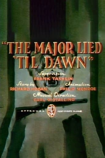 Movie poster for The Major Lied 'Til Dawn