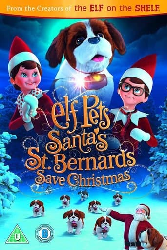 Movie poster for Elf Pets: Santa's St. Bernards Save Christmas