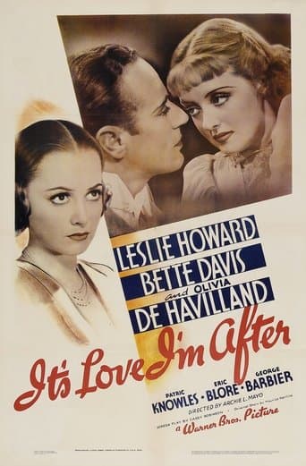 Movie poster for It's Love I'm After