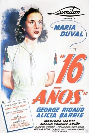 Movie poster for Dieciséis años