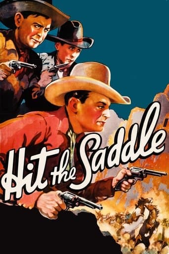 Movie poster for Hit the Saddle