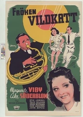 Movie poster for Fröken Vildkatt