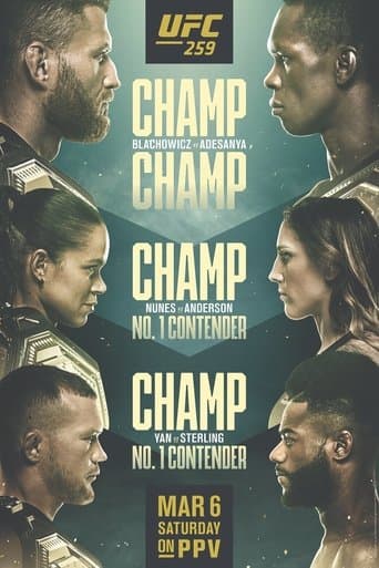 Movie poster for UFC 259: Blachowicz vs. Adesanya